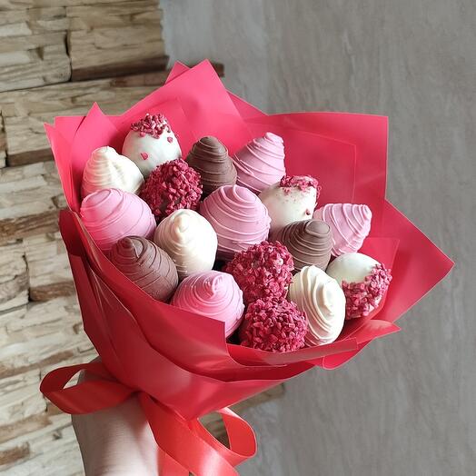 Букет из клубники в шоколаде ♥️