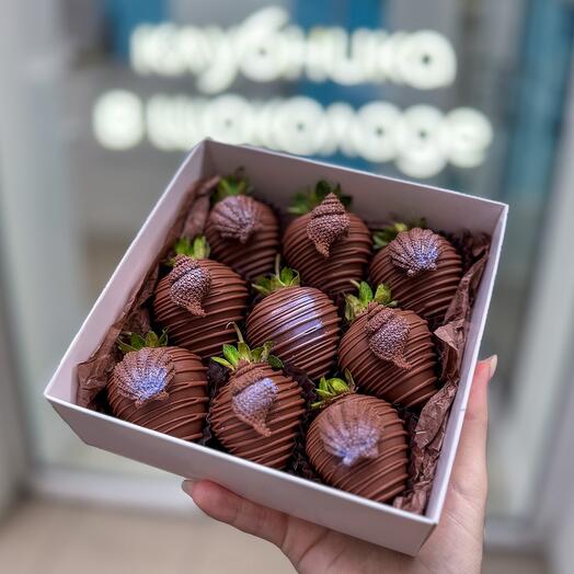 Клубника в шоколаде 9шт. 🐚
