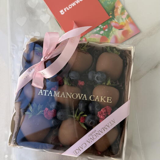 Клубника в шоколаде, подарок девушке, маме,женщине, подруге, другу