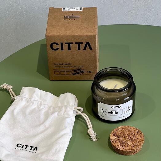 Ароматическая свеча Tea white