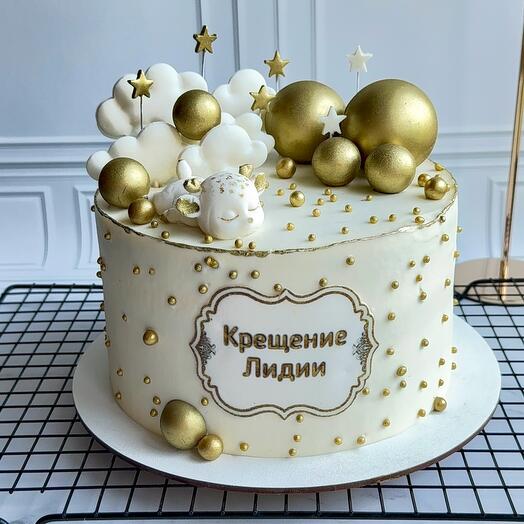 Торт на крещение,крестины