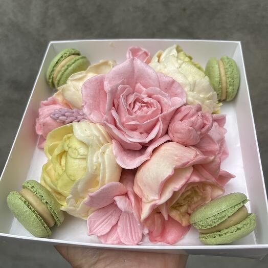 Бокс суфле -зефир и макаронс