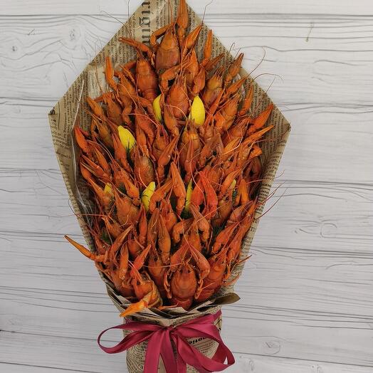 Букет из 1,5кг раков