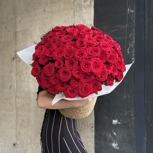 Red roses 101 pc