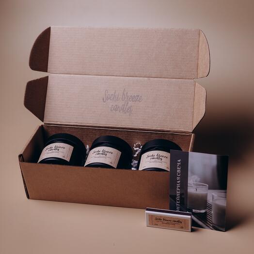 Набор - свеча 100 мл х 3