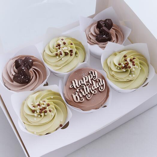 Набор капкейков «С Днем Рождения»