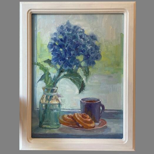 Завтрак с гортензией