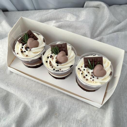 Трайфлы шоколадное трио