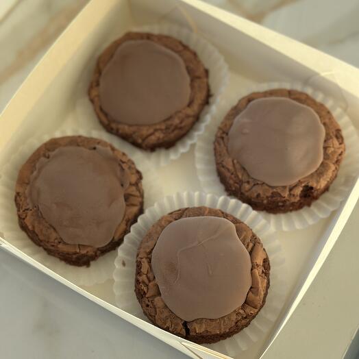 Брауни «два шоколада» 4 шт