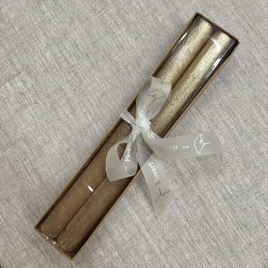 Свечи Декоративные золото