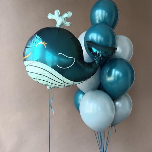 Happy Whale Balloons