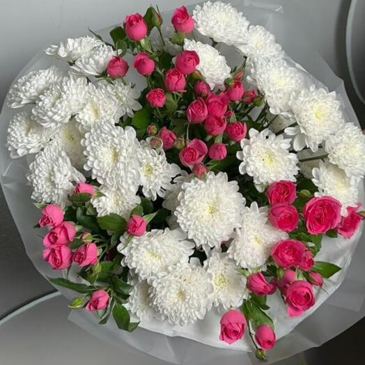 Хризантема у кустовые розы