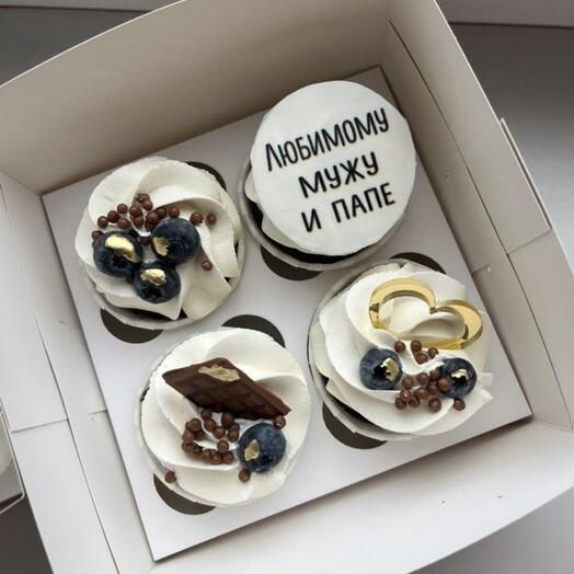 Капкейки 🧁 день отца ,мужу и папе