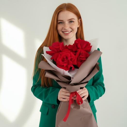 Букет из французской розы nina