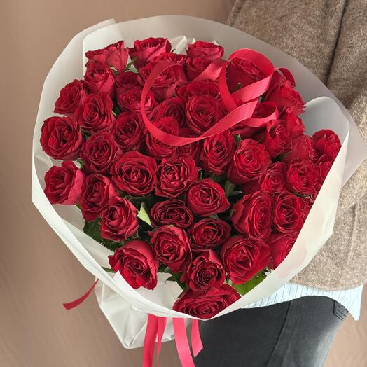 Букет из 51 красной розы