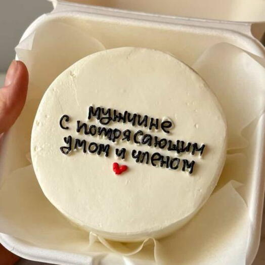 Бенто торт ПОТРЯСАЮЩЕМУ МУЧИНЕ