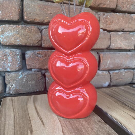 Heart vase