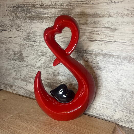 Статуэтка»Моргано» цвет красный