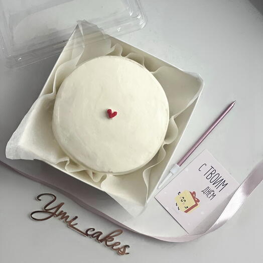 Бенто торт с сердечком для любимой/любимого