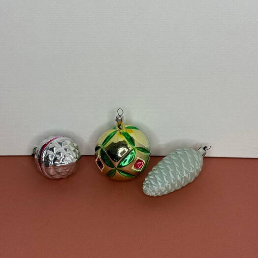 Винтажные елочные украшения