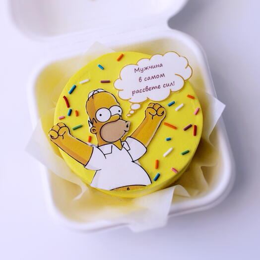 Pastel de Bento "Homer"