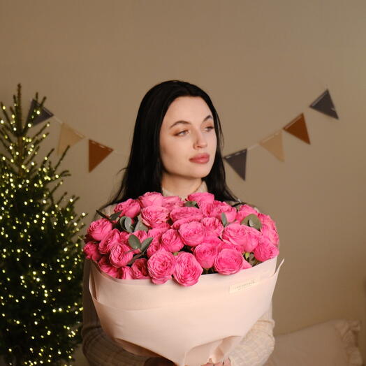 Букет из кустовых роз сорта Gisele🥰