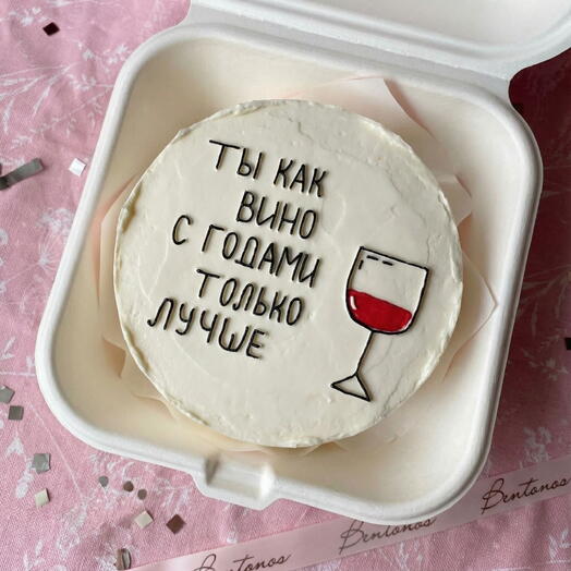 Бенто торт Вино