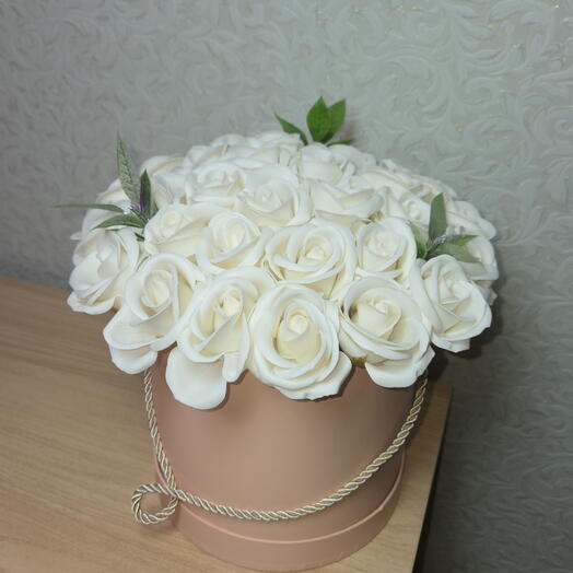 Букет из мыльных роз, 31 шт
