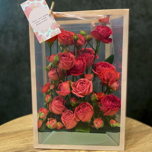 3D Картина из живых цветов