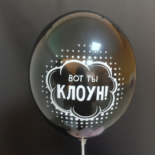 Шар "Вот ты клоун"