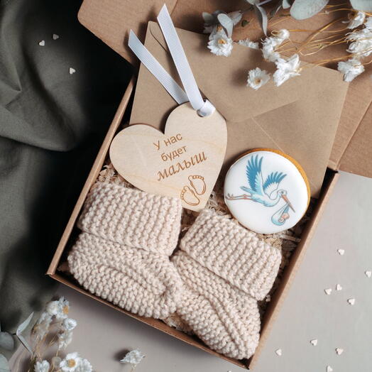 Подарок «У нас будет малыш» мужу, любимому, парню Рассказать о беременности