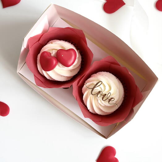 Капкейки на 14 февраля