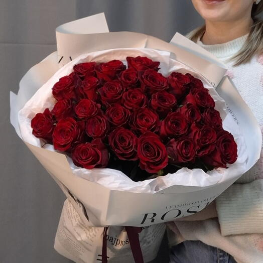 АКЦИЯ!!!29 роз 40см Кения