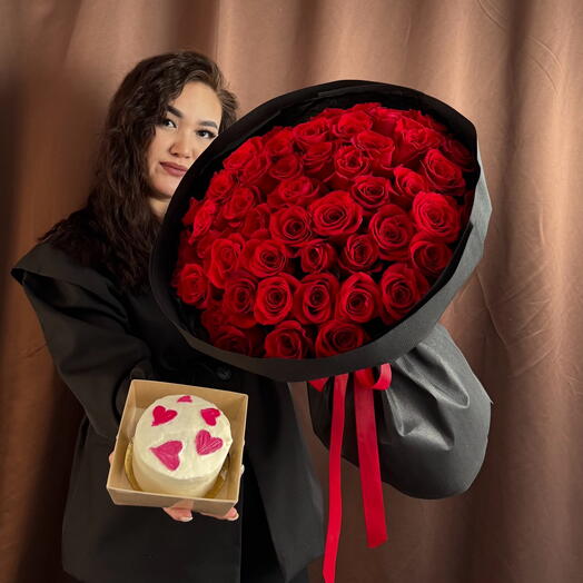 51 голландская Роза+бенто торт