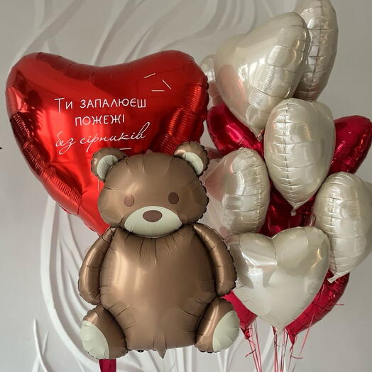 Мишка с сердцем