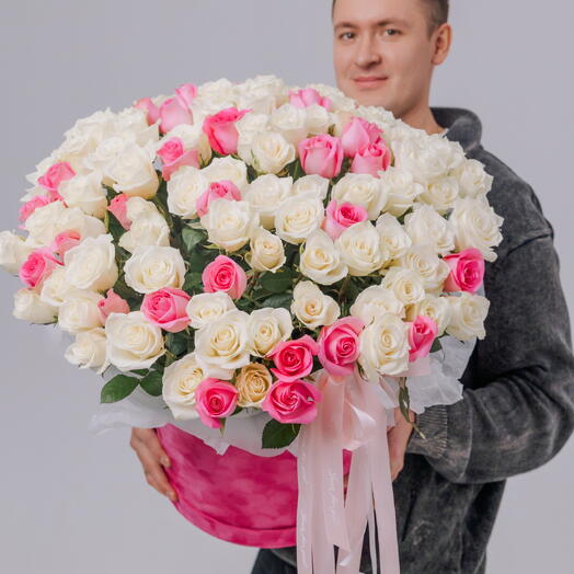 💞Огромная коробка с розами - быстрая доставка