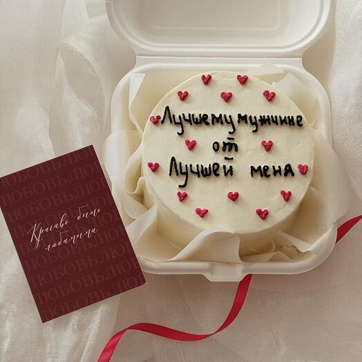 Бенто торт "Любимому мужчине"