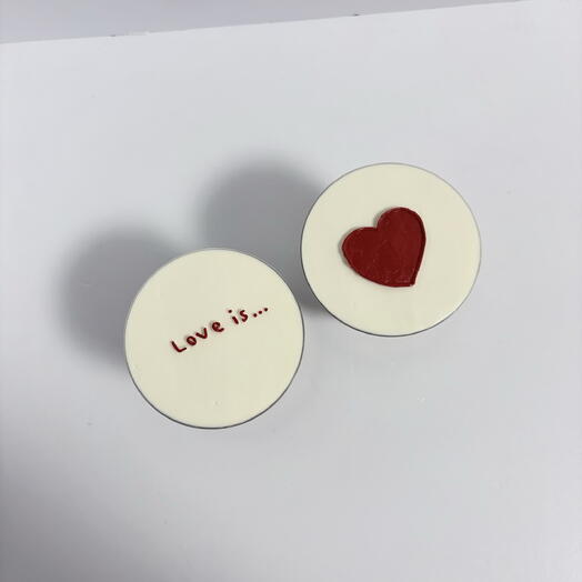 Трайфлы 2шт «love is» для парня, девушки, мужа, жены