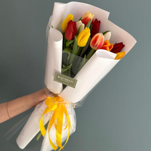 Букет 11 тюльпанов