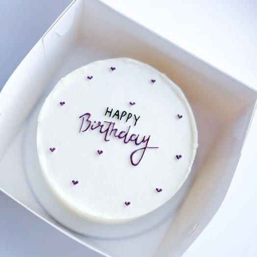 Торт на День Рождения "Happy Birthday