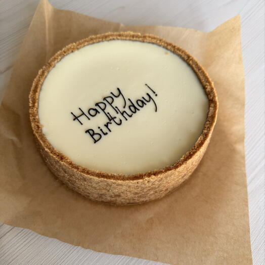 Cheesecake "happy birthday"