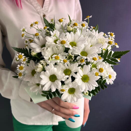 Комплимент из ромашек 💚