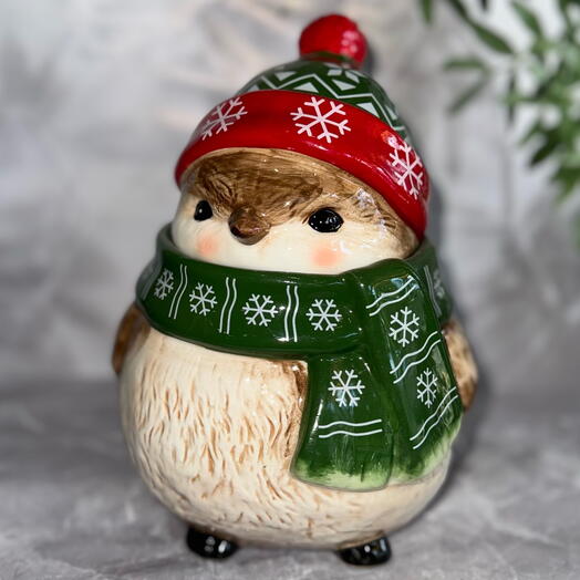 Баночка для сыпучих с крышкой