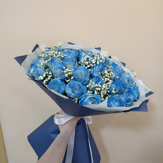 31 синяя роза
