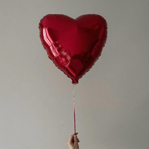 Balloon heart red