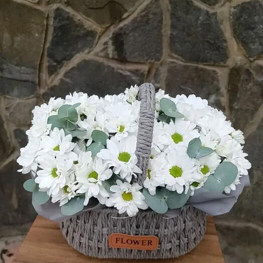 😍Корзина ромашек 😍СВЕЖИЕ ЛЕТНИЕ ЦВЕТЫ 🌿