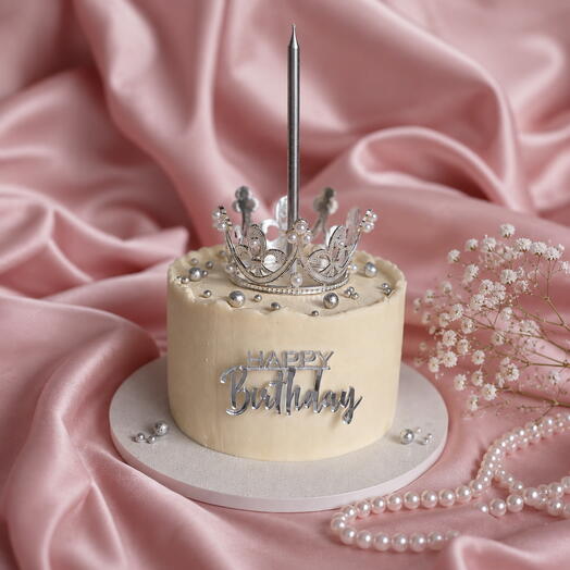 Бенто-торт Happy Birthday с короной
