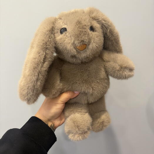 Коричневый зайчик длинные ушки 🤎