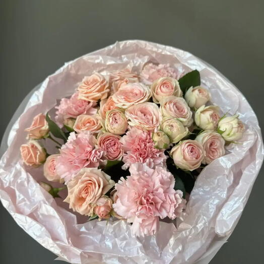 Букет в нежных тонах