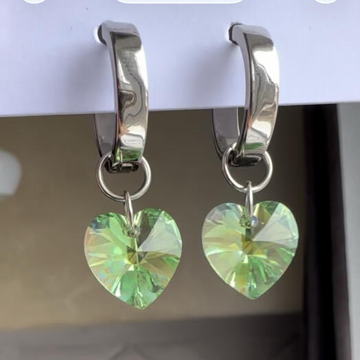 Серьги с кристаллами Swarovski